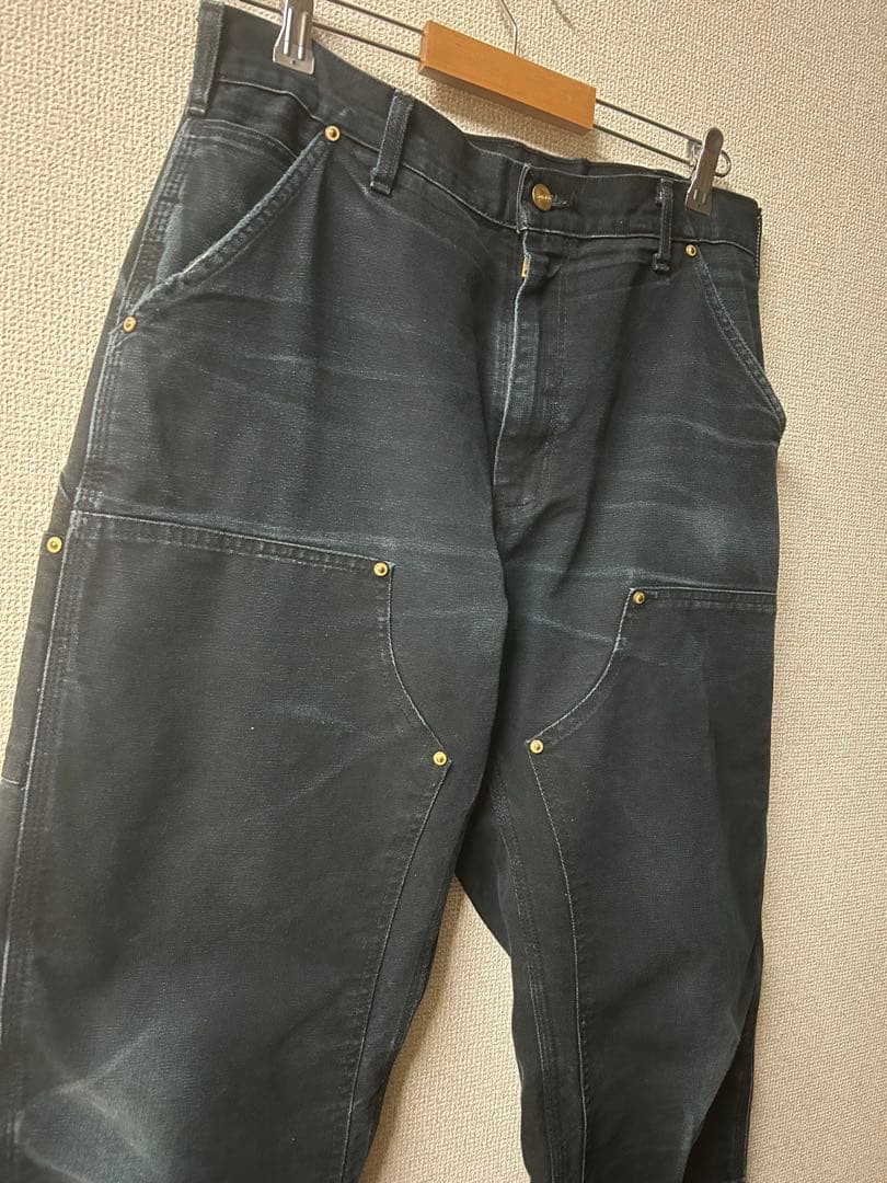 カーハート　ダブルニー　USA製　14年モデル　ブラック　ヒゲ