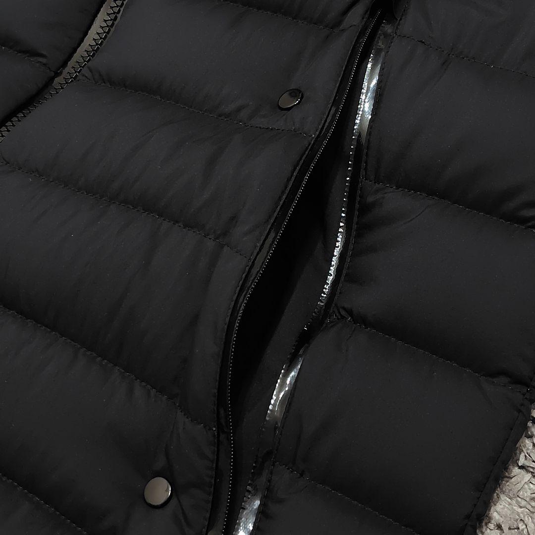 モンクレール Koror ダウンベスト メンズ マットブラック サイズ1