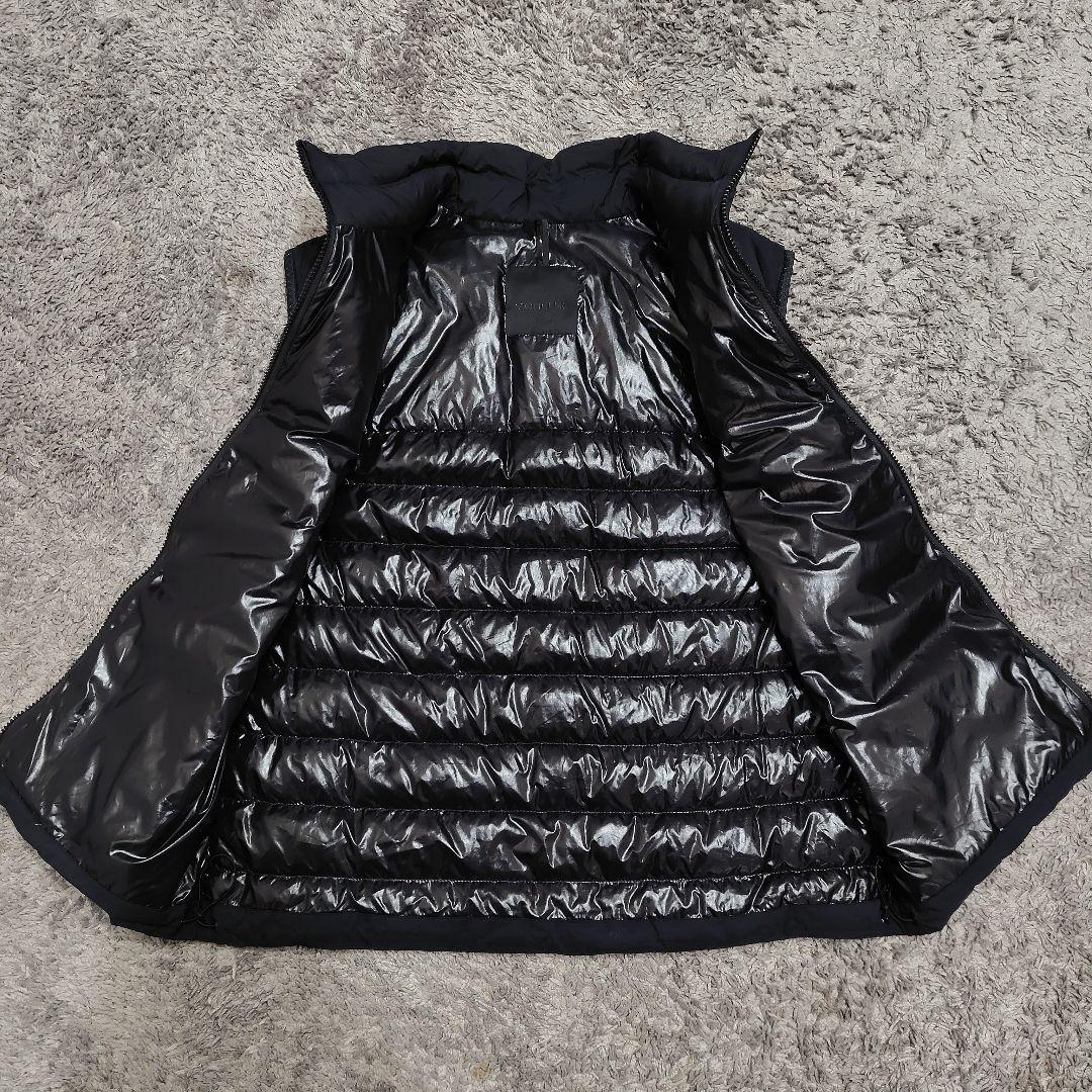 モンクレール Koror ダウンベスト メンズ マットブラック サイズ1