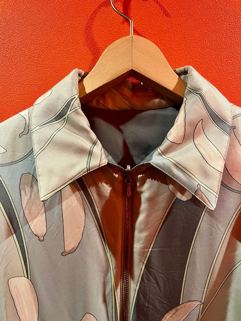 エルメス　マルジェラ期　中綿　ジャケット　コート　リバーシブル　総柄