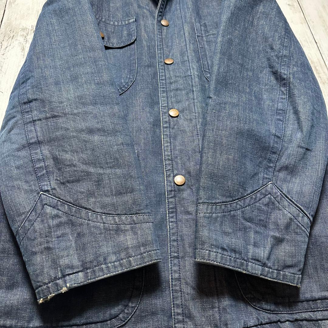 【Wrangler☆ラングラー】カバーオール☆襟コーデュロイ☆裏地ブランケットM