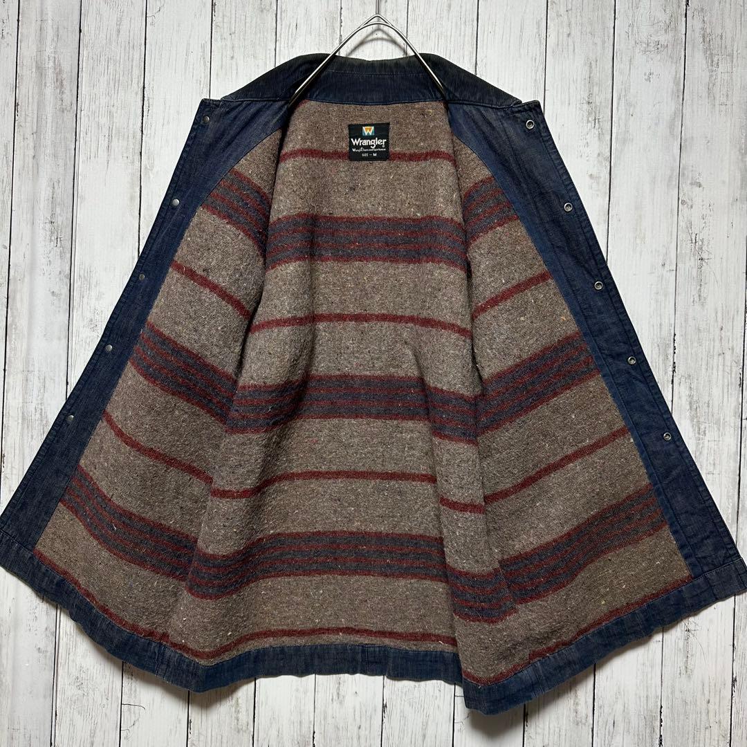 【Wrangler☆ラングラー】カバーオール☆襟コーデュロイ☆裏地ブランケットM