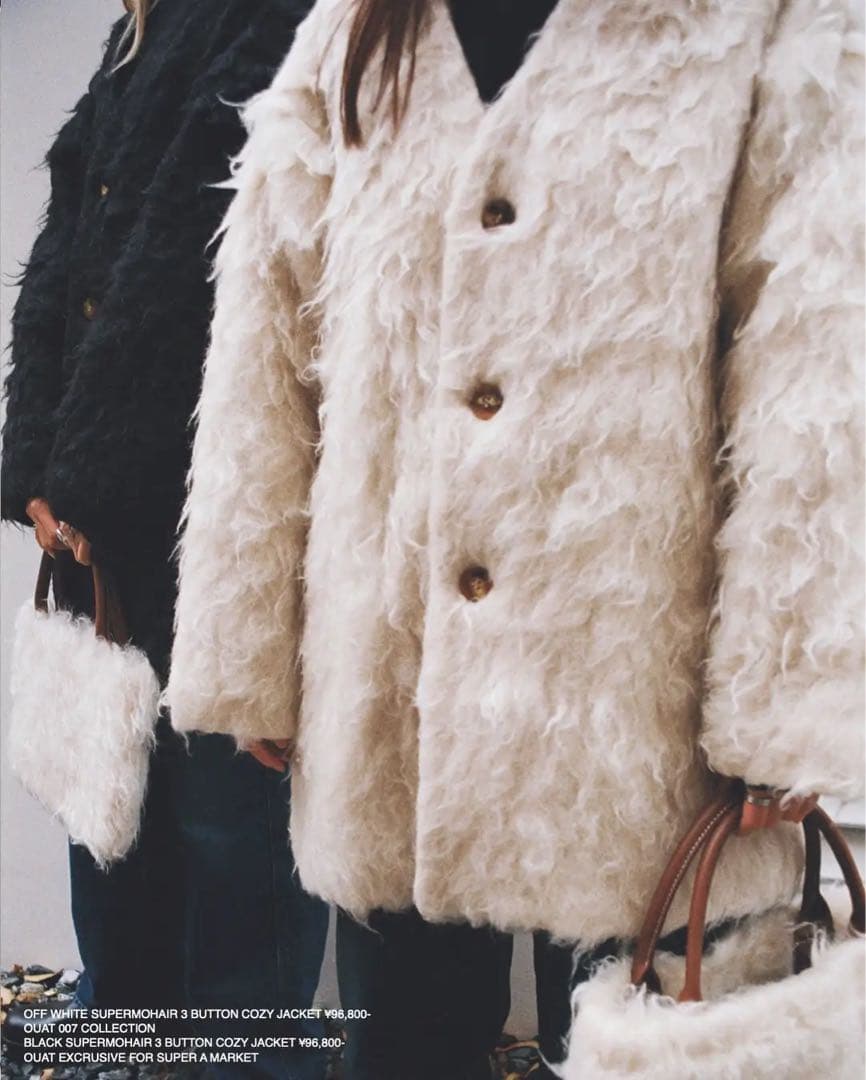 ジャケット・アウター OUAT 007 SUPER MOHAIR JACKET