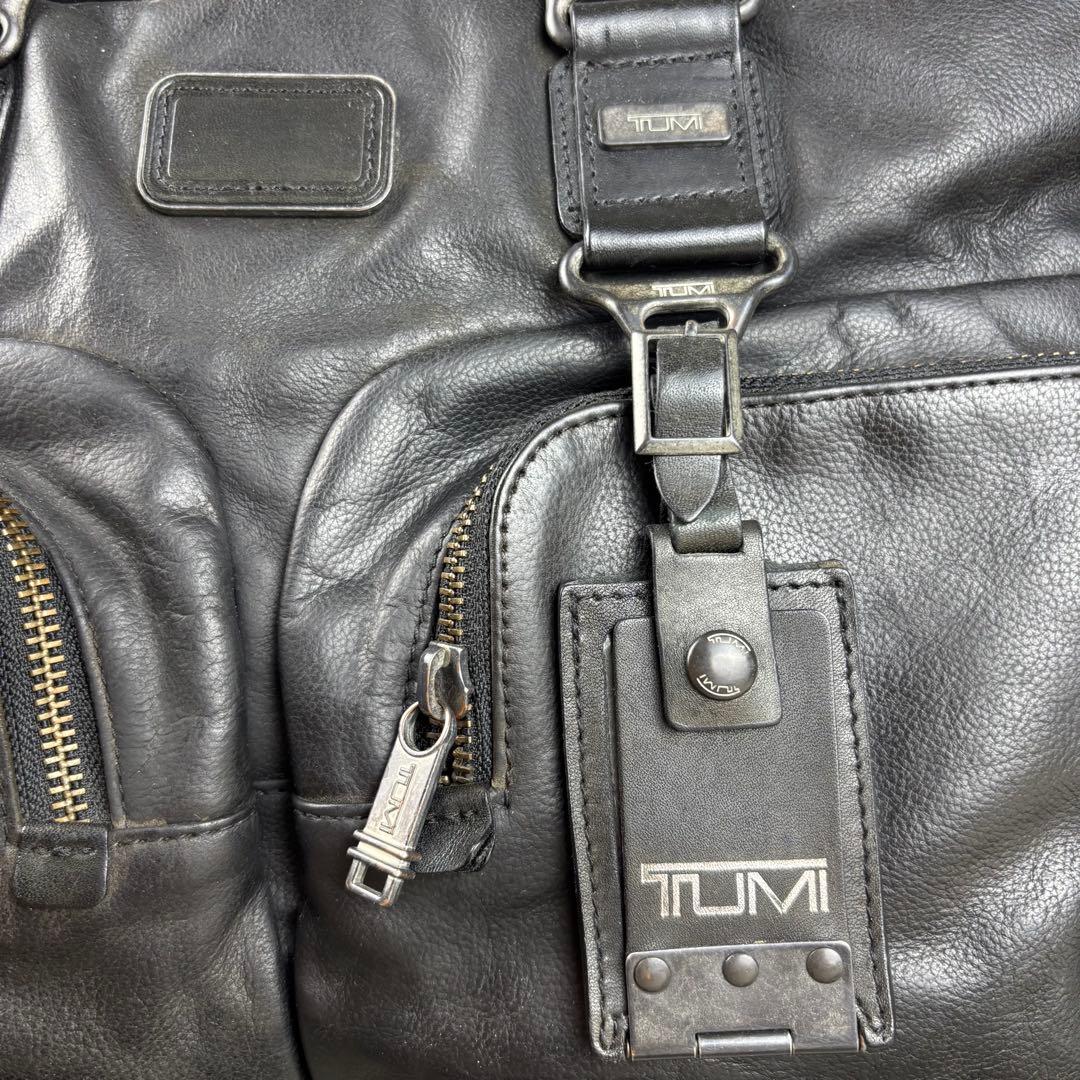 ★美品★ TUMI トゥミ 2WAY レザー ショルダーバッグ トラベルバッグ