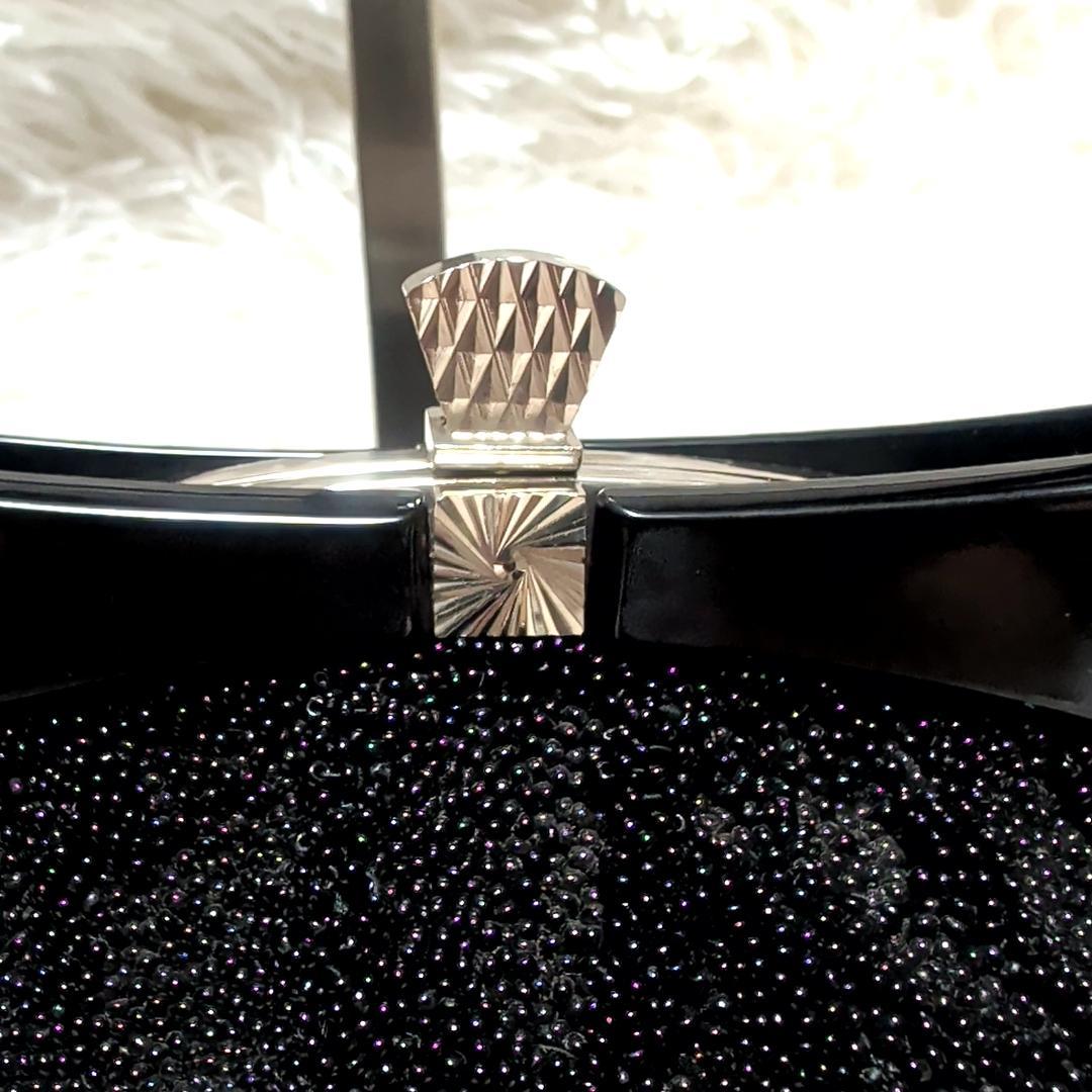 美品！　ビーズバッグ　手刺繍 花　カラフル　鮮やか　和装