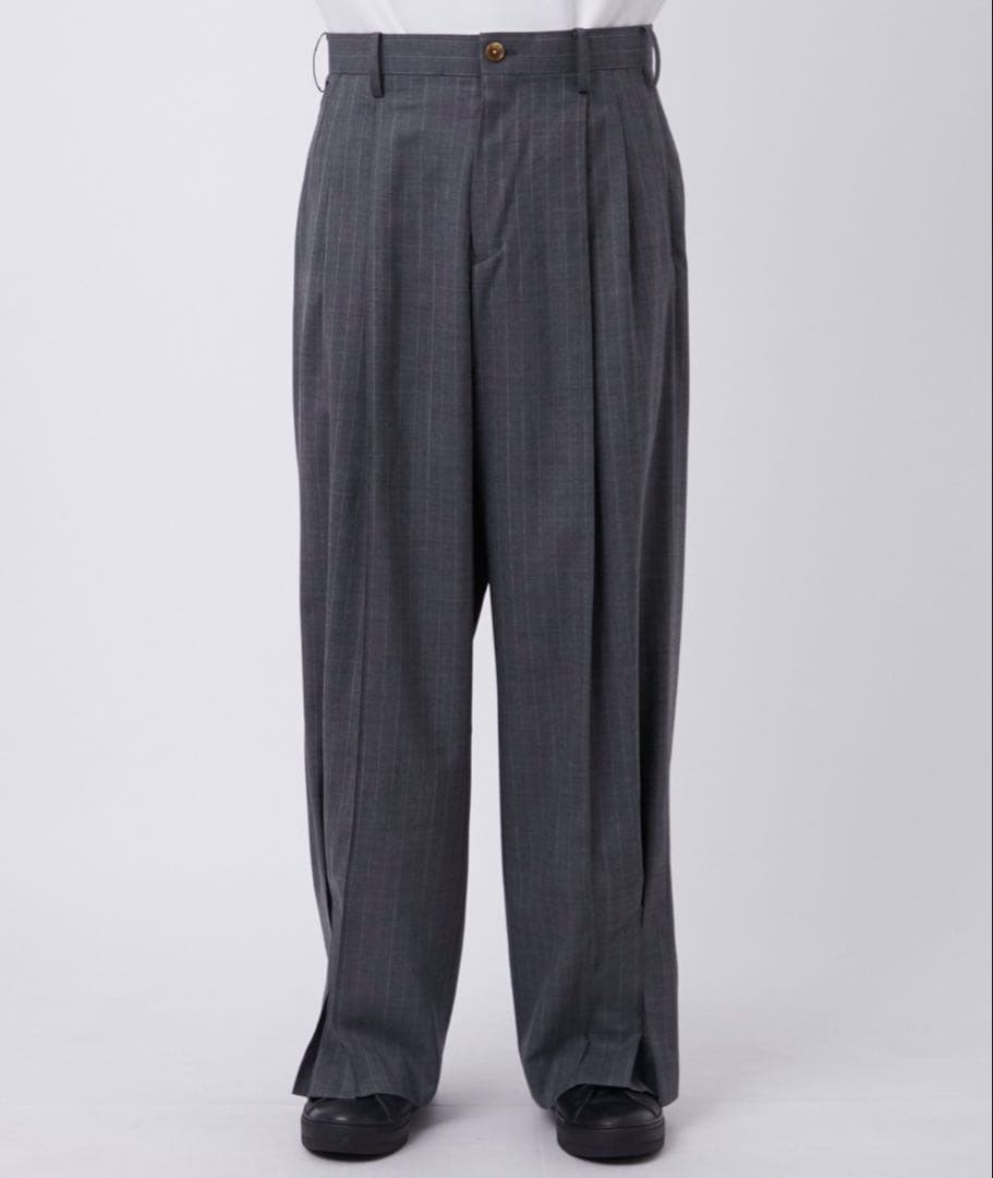 パンツ KHOKI 25SS Pinstripes - Pattern Pants