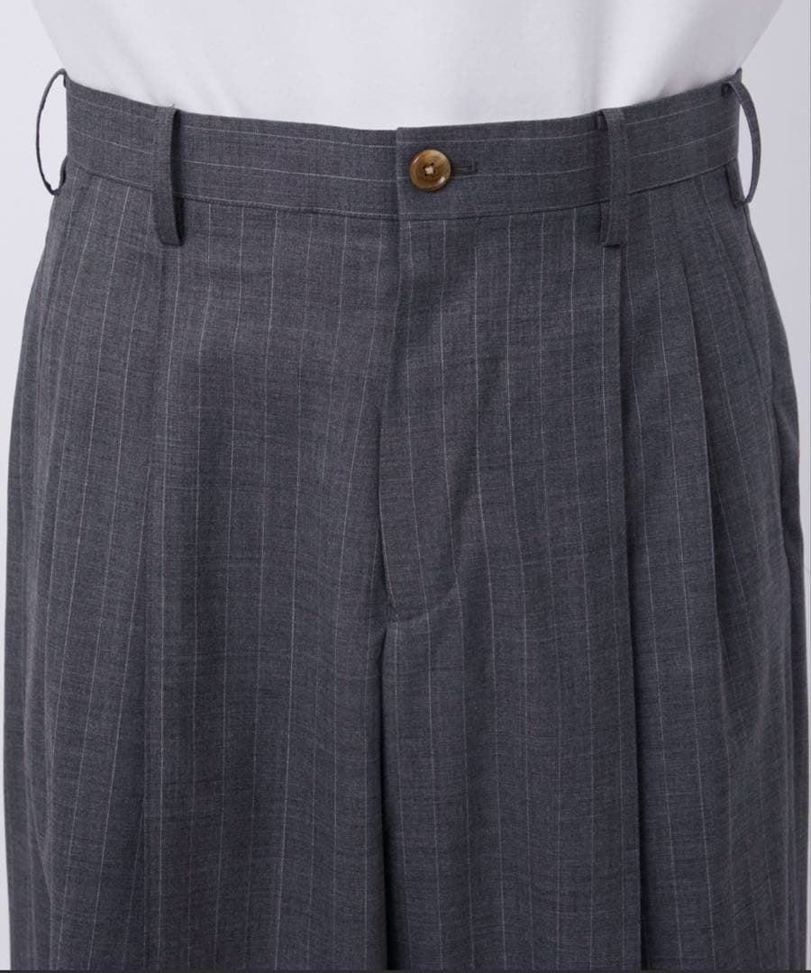 パンツ KHOKI 25SS Pinstripes - Pattern Pants