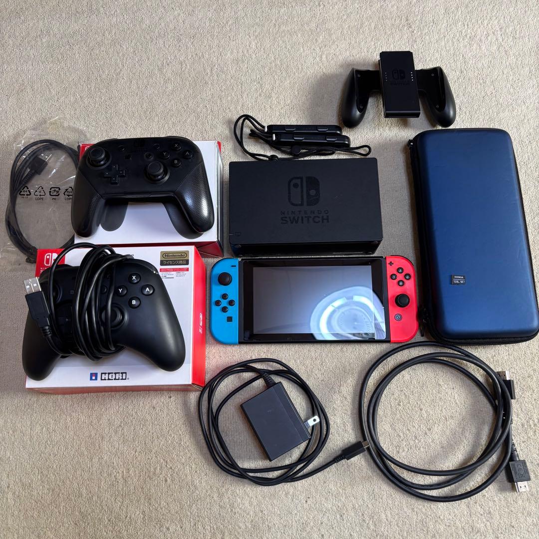 【美品】Nintendo Switch バッテリー強化版セット