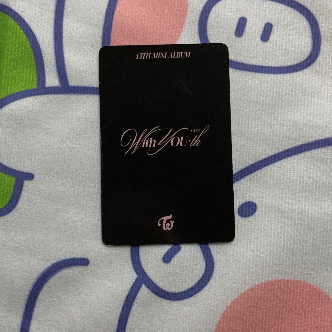 韓国 TWICE 事前収録 サノク With YOU-th ジヒョ トレカ