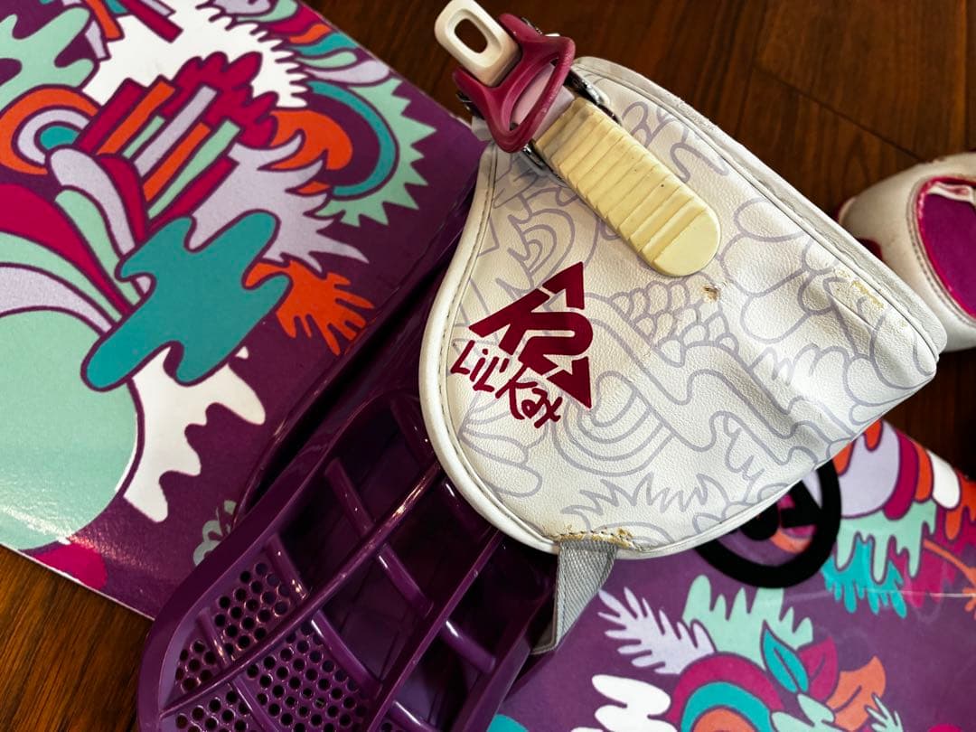 K2 スノーボードセット ピンク/ホワイト