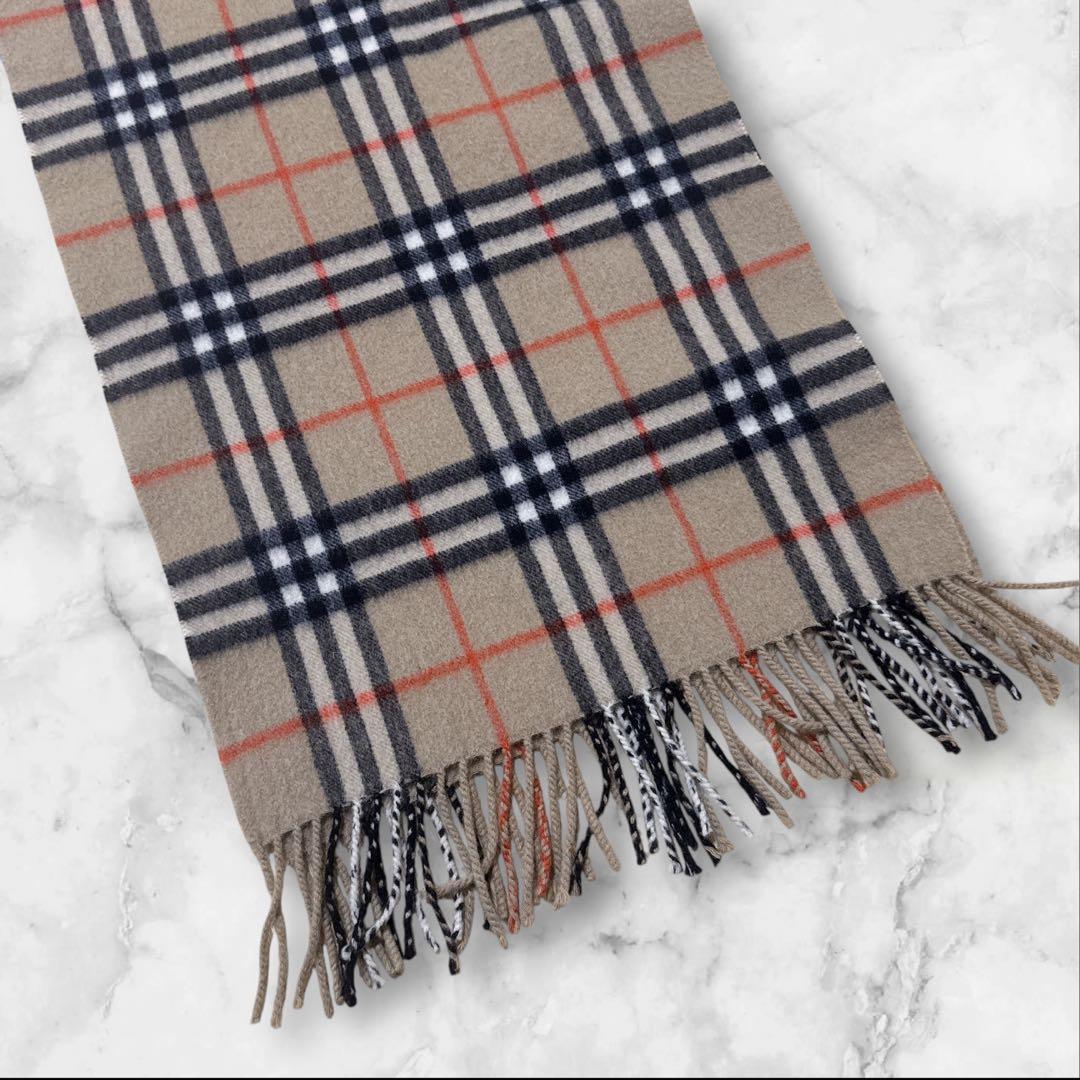 バーバリーチェック柄マフラー