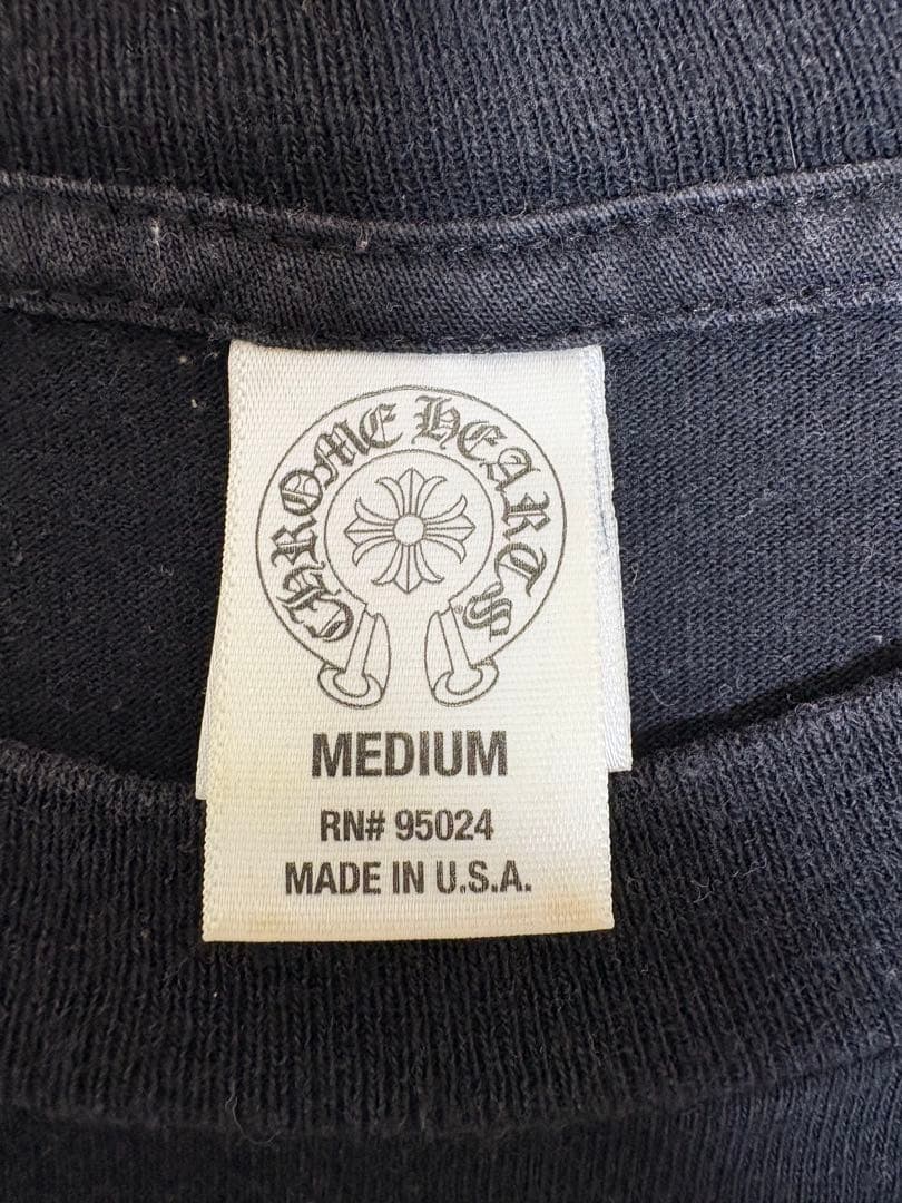 Chrome Hearts 黒 Tシャツ ポケット付き