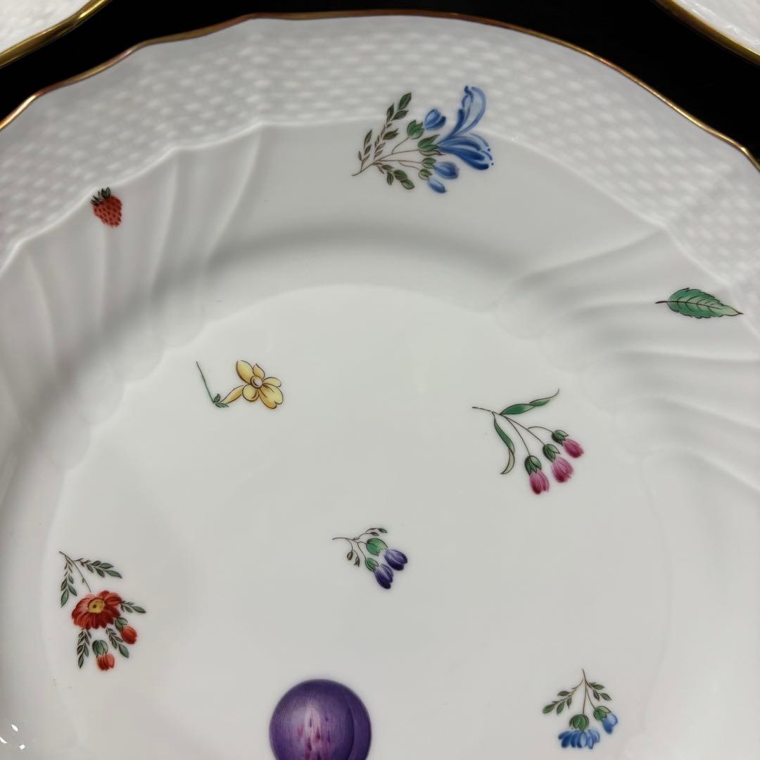 リチャードジノリ　イタリアンフルーツ(ベッキオフルーツ)24cm　残り2枚セット