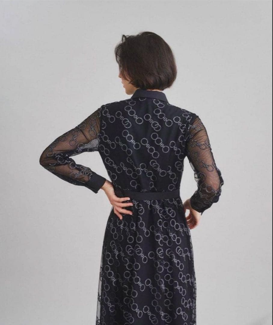 グレースコンチネンタル　チェーンembワンピース　サイズ36