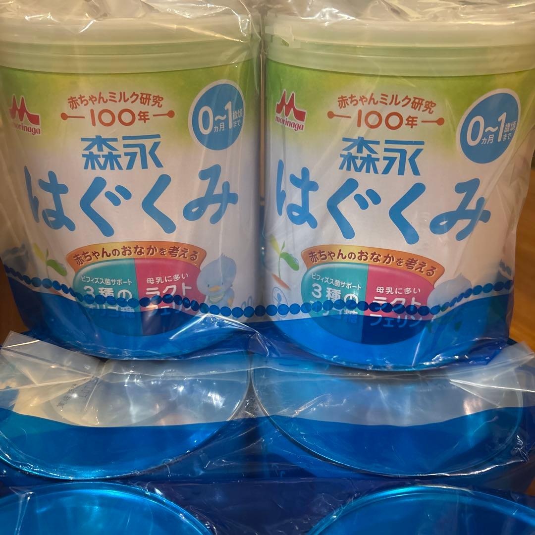 早川ページ　森永 はぐくみ 大缶 800g（8缶）　アイクレオ4缶