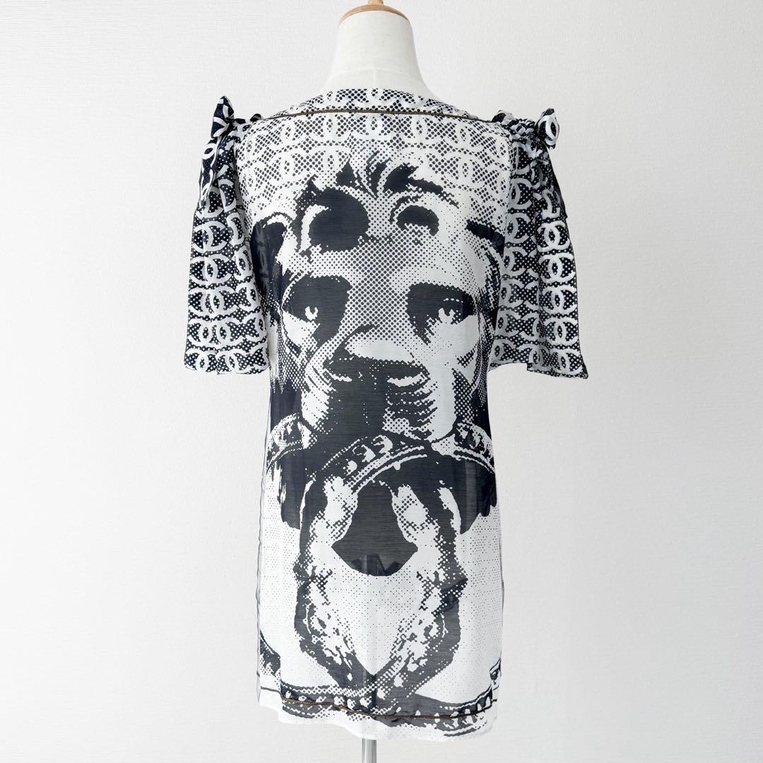 CHANEL クルーズコレクション ライオン ココ柄チュニック ミニワンピース