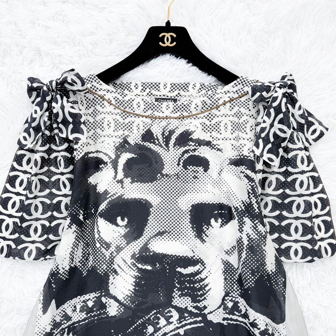 CHANEL クルーズコレクション ライオン ココ柄チュニック ミニワンピース