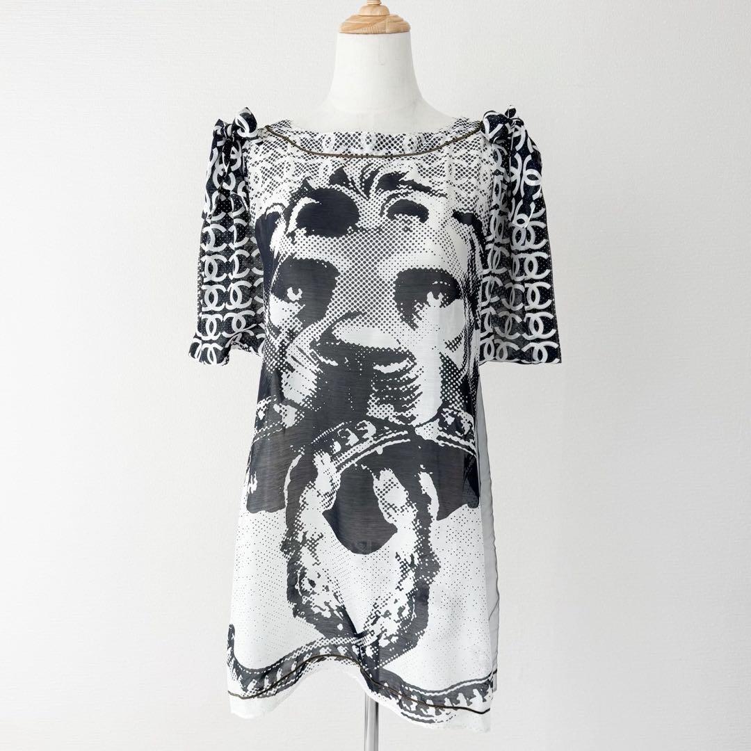 CHANEL クルーズコレクション ライオン ココ柄チュニック ミニワンピース