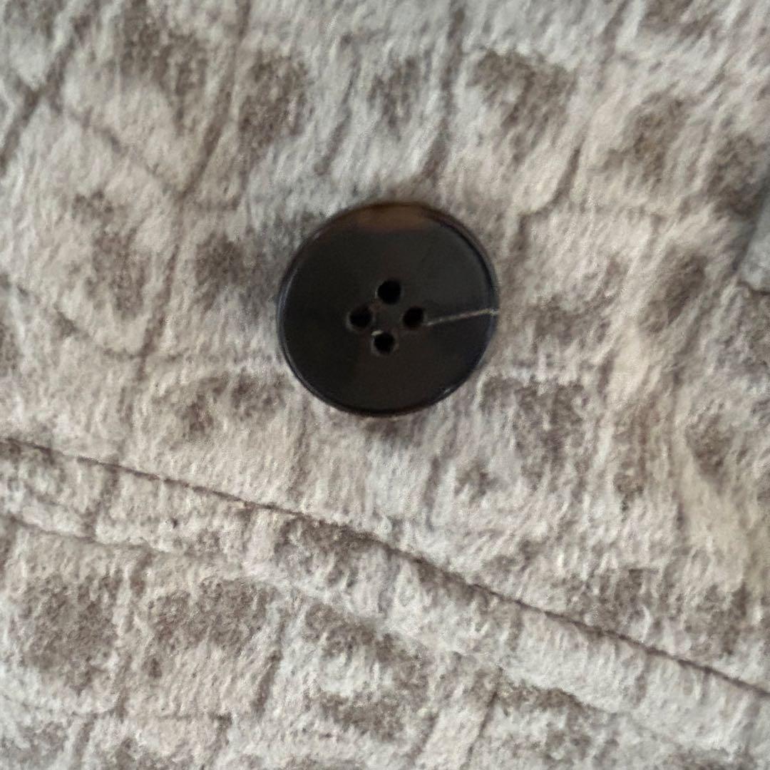 希少クロコ柄TOMASO×Stefanelli ロングコート 46 アンゴラ