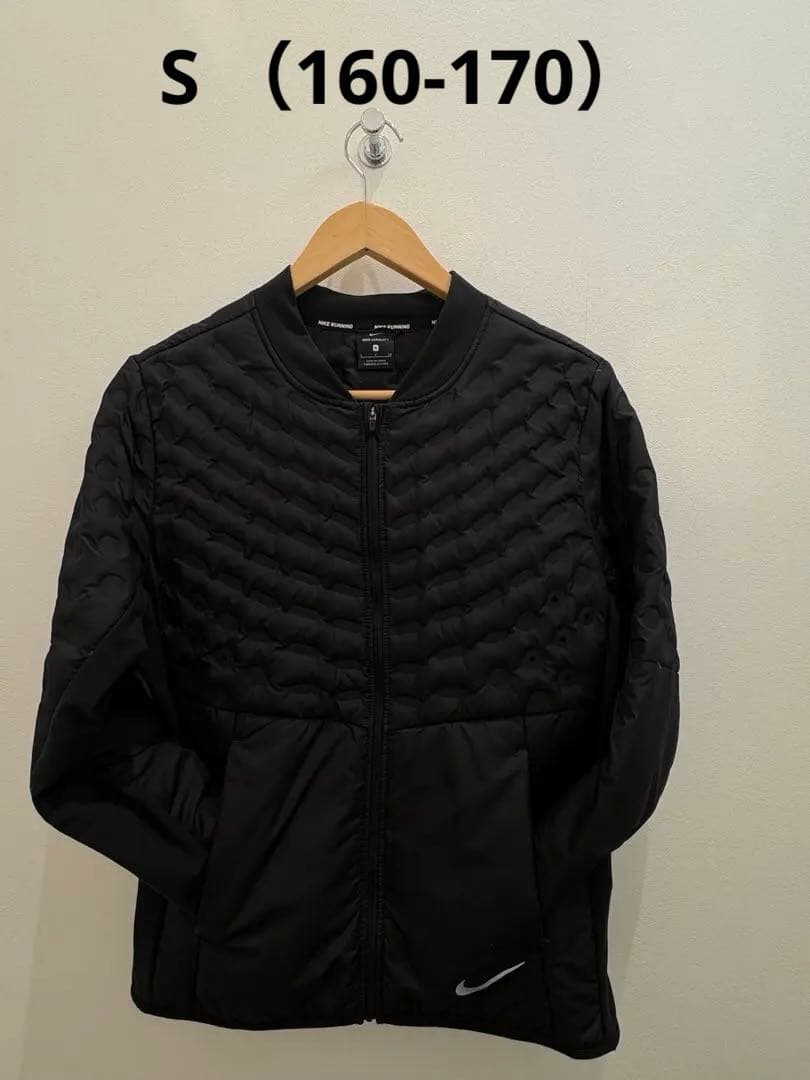【美品】Nike running Aeroloft ブラック S サイズ　ダウン