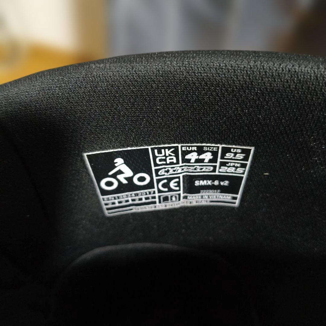 Alpinestars SMX-6 バイク用ブーツ ブラック/レッド