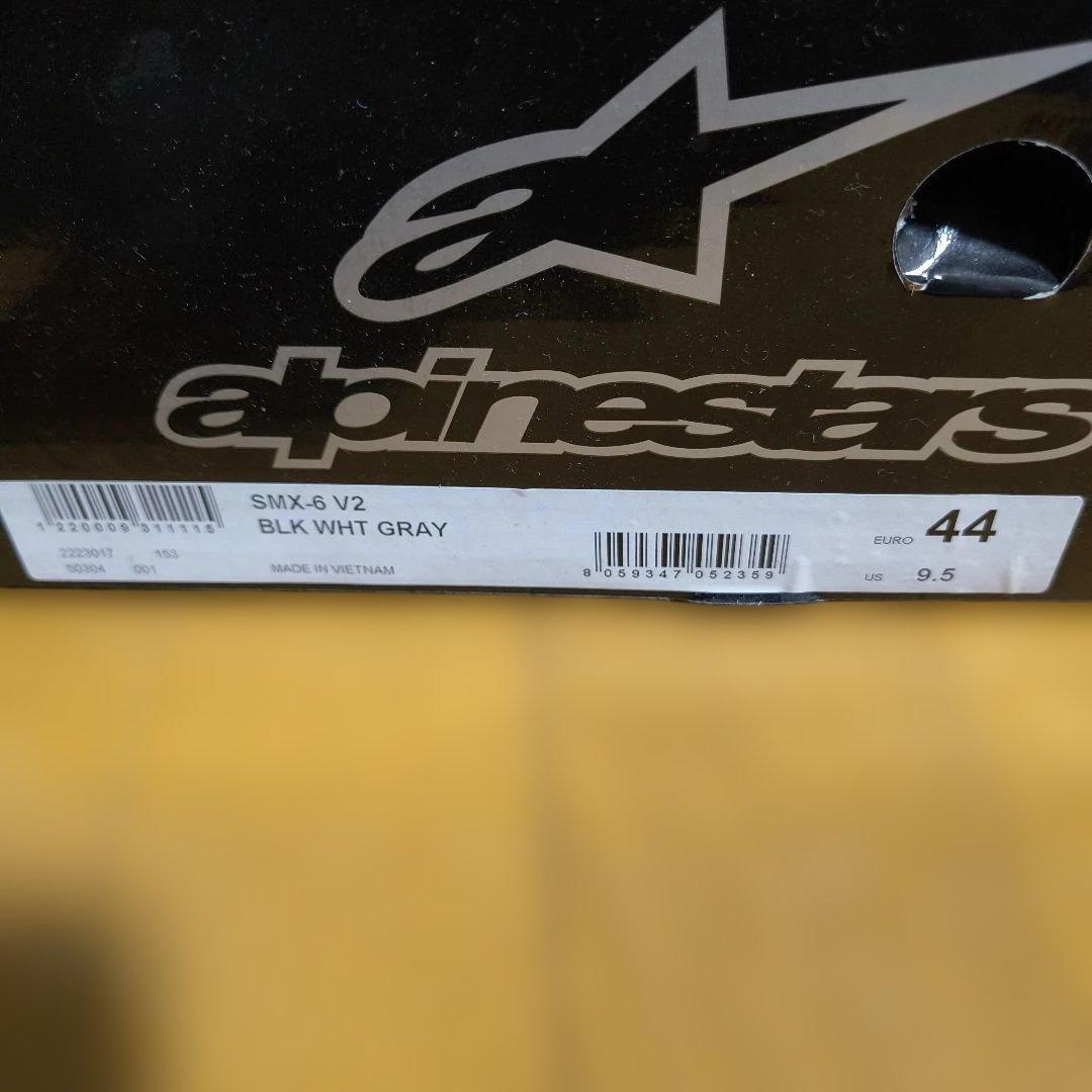 Alpinestars SMX-6 バイク用ブーツ ブラック/レッド