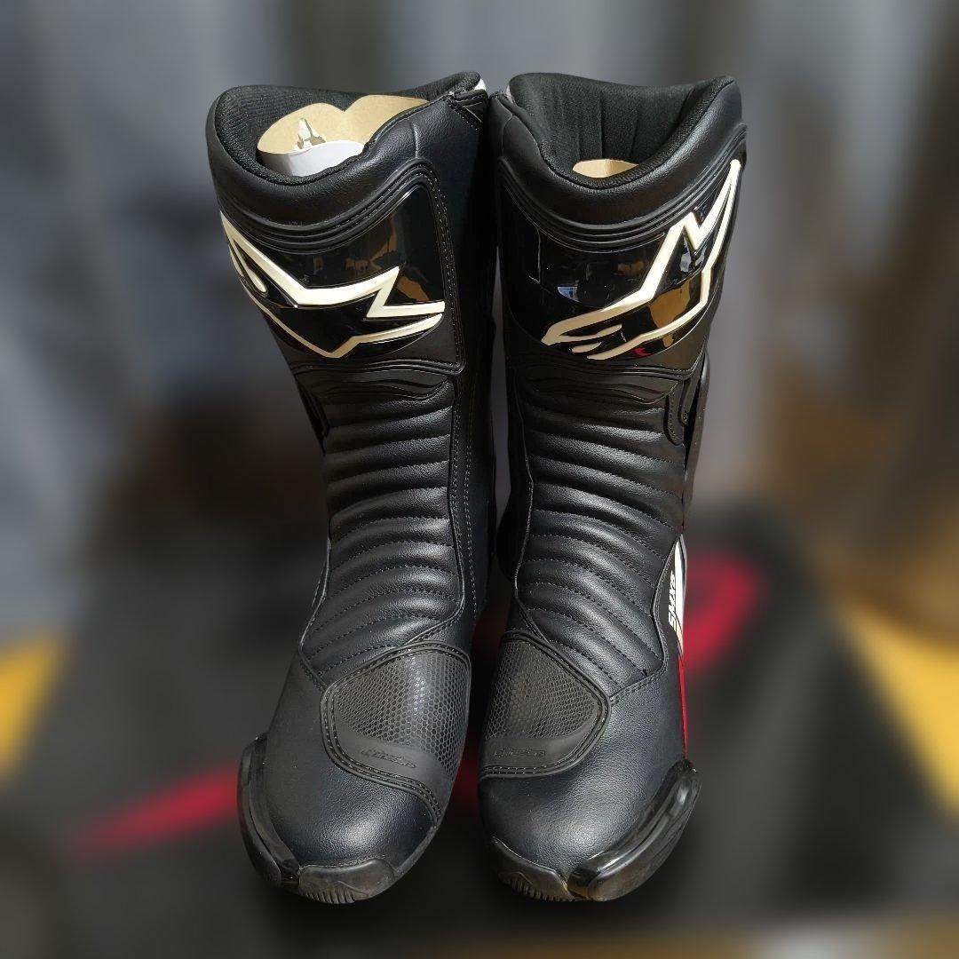 Alpinestars SMX-6 バイク用ブーツ ブラック/レッド