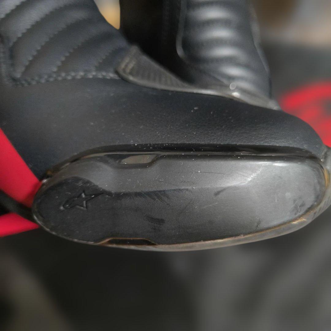 Alpinestars SMX-6 バイク用ブーツ ブラック/レッド