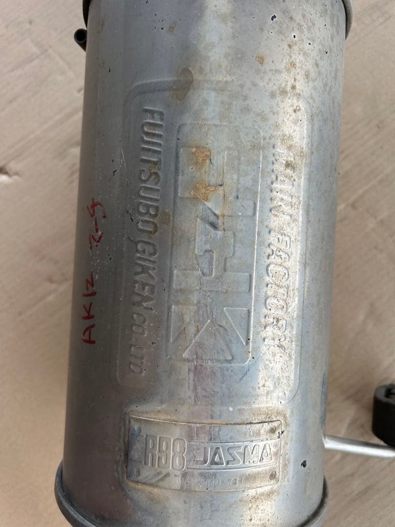 マーチ　AK１２　フジツボ　マフラー　FIJITSUBO