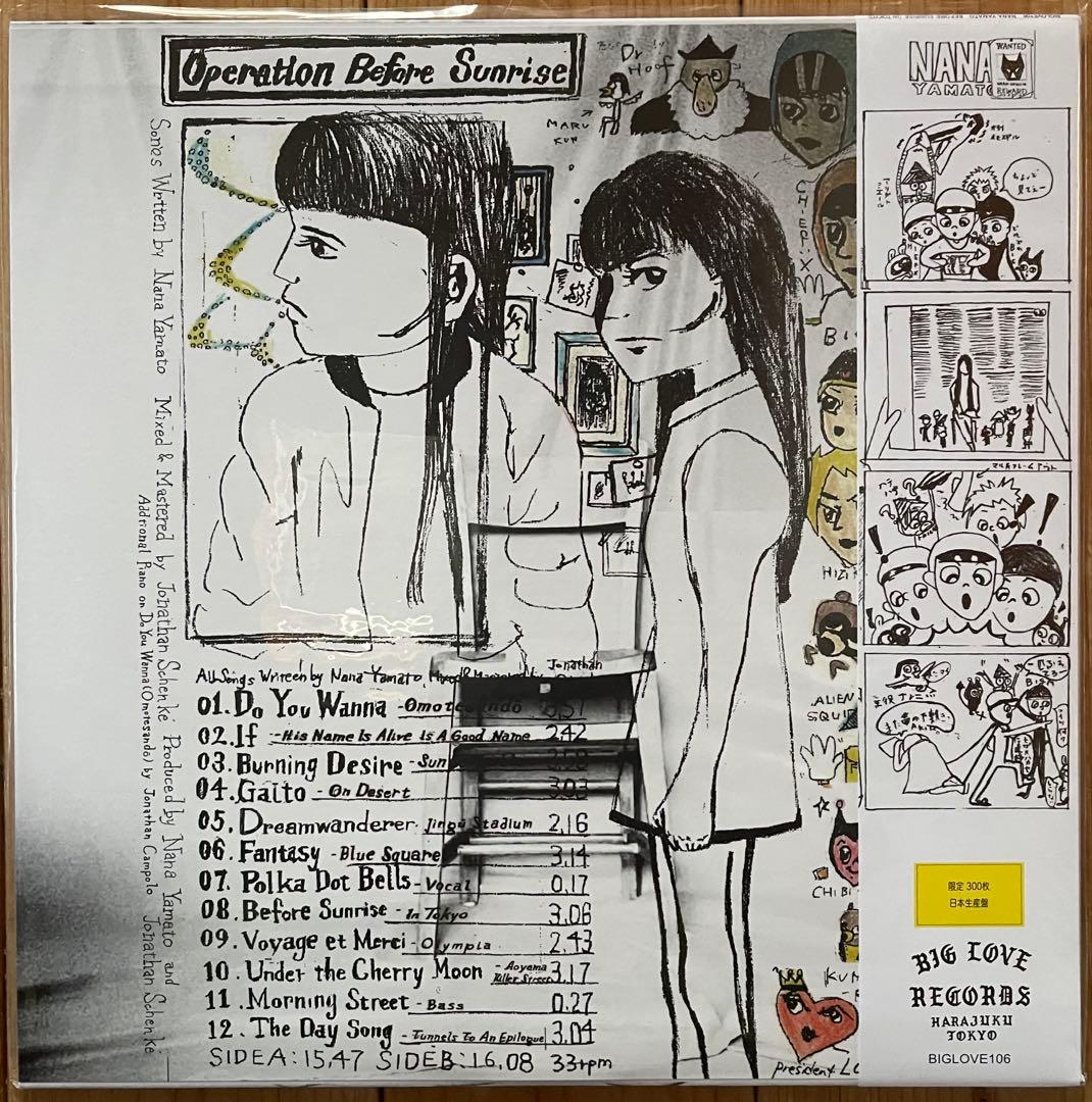 大和那南 / 夜明け前（東京にて） LP 新品 未聴盤