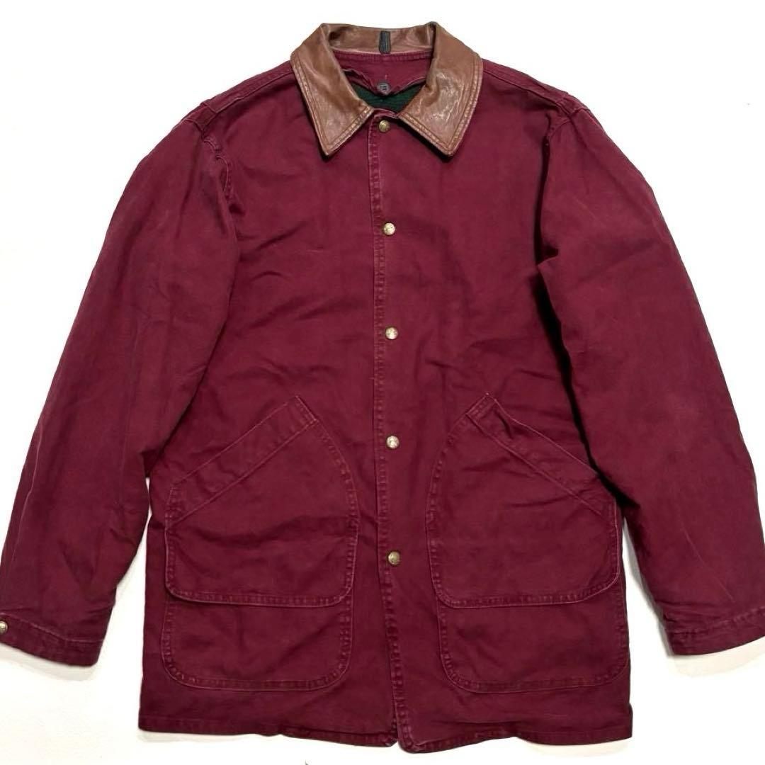 S 雰囲気◎ 90s USA製 ウールリッチ ダック ハンティング ジャケット