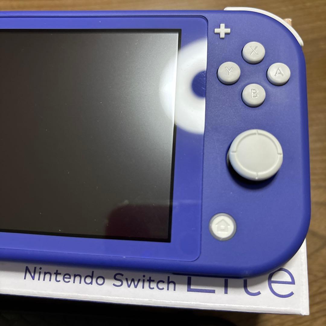 Nintendo Switch Lite ブルー 本体 超美品 完備品 ケース付