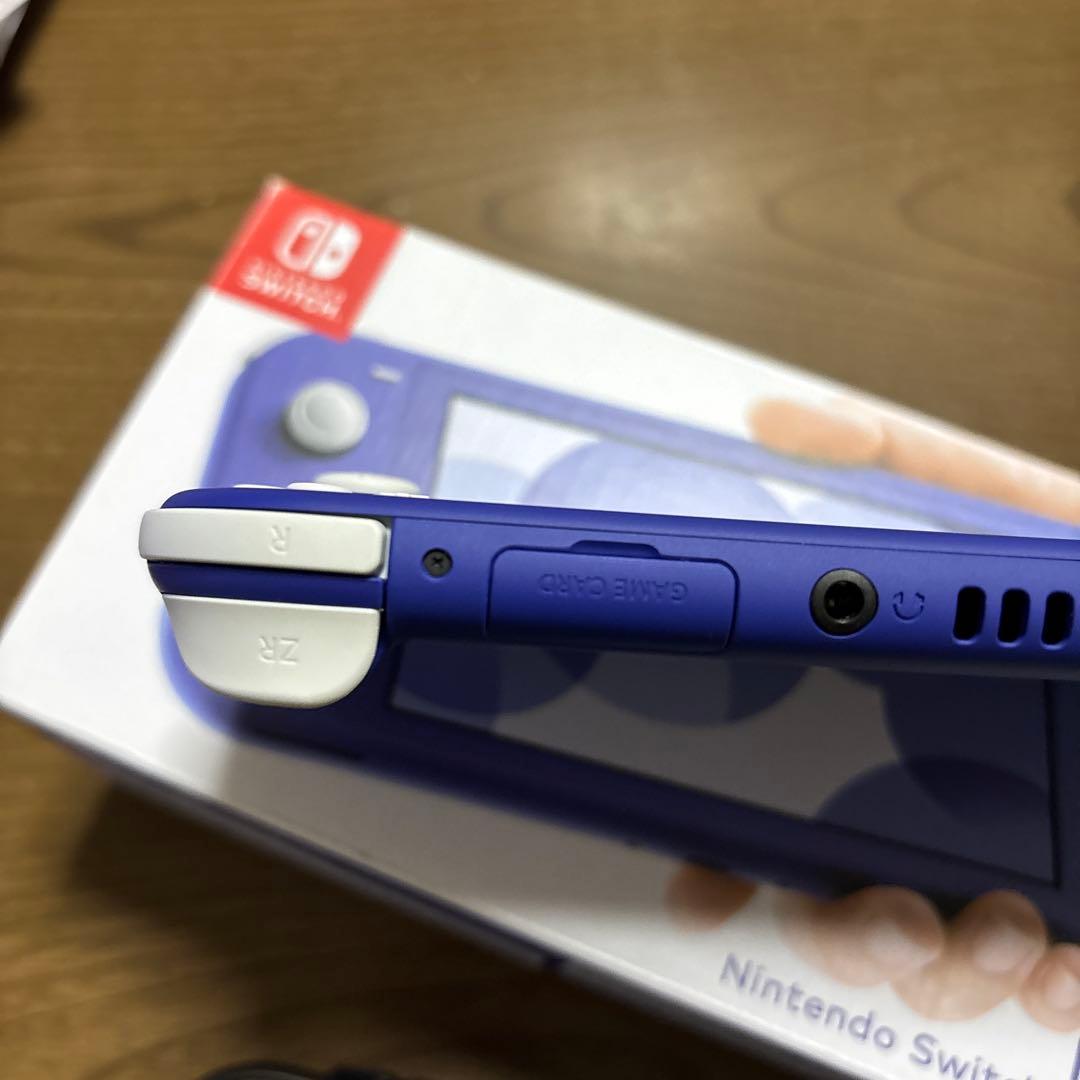 Nintendo Switch Lite ブルー 本体 超美品 完備品 ケース付