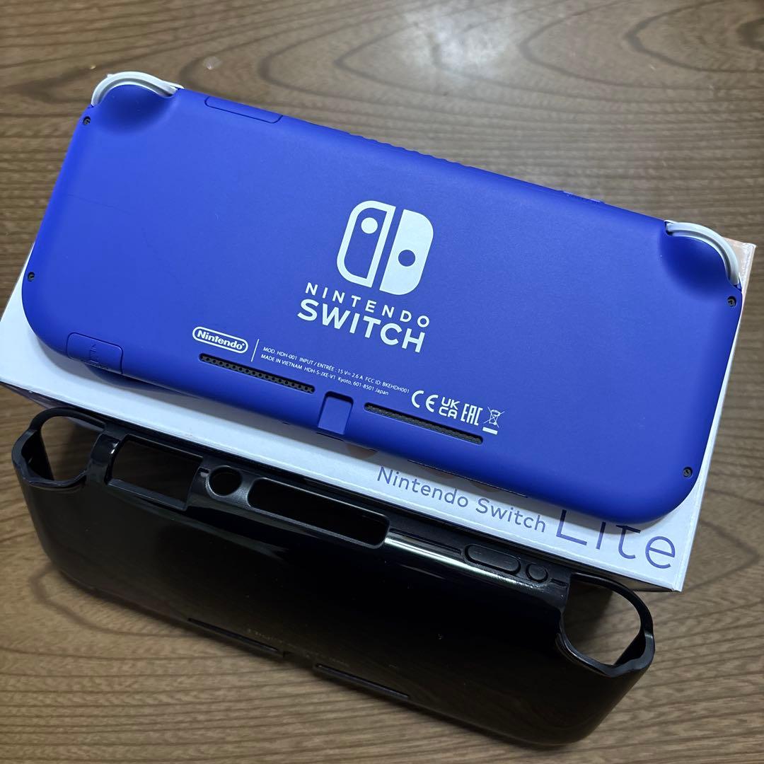 Nintendo Switch Lite ブルー 本体 超美品 完備品 ケース付