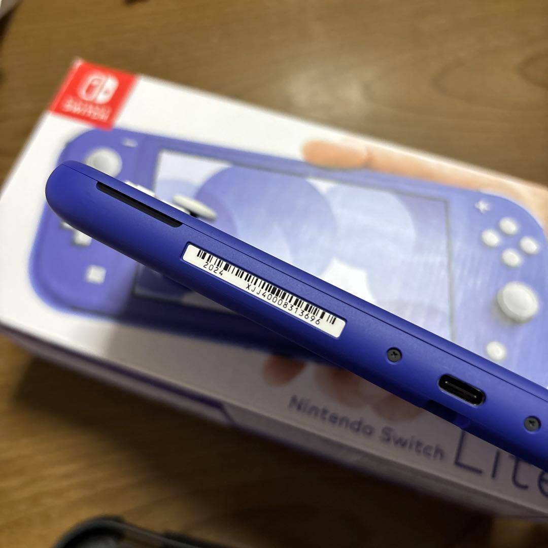 Nintendo Switch Lite ブルー 本体 超美品 完備品 ケース付
