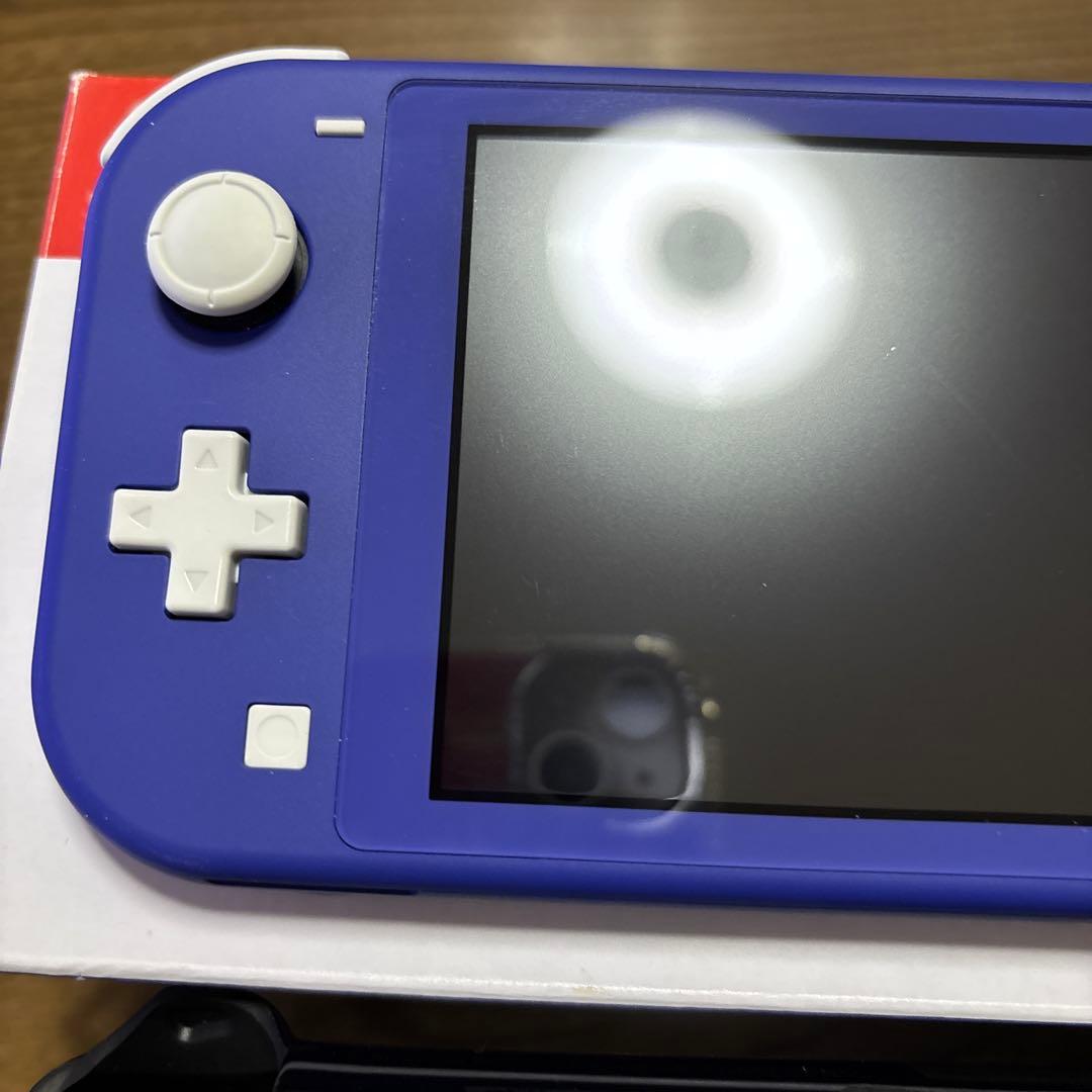 Nintendo Switch Lite ブルー 本体 超美品 完備品 ケース付