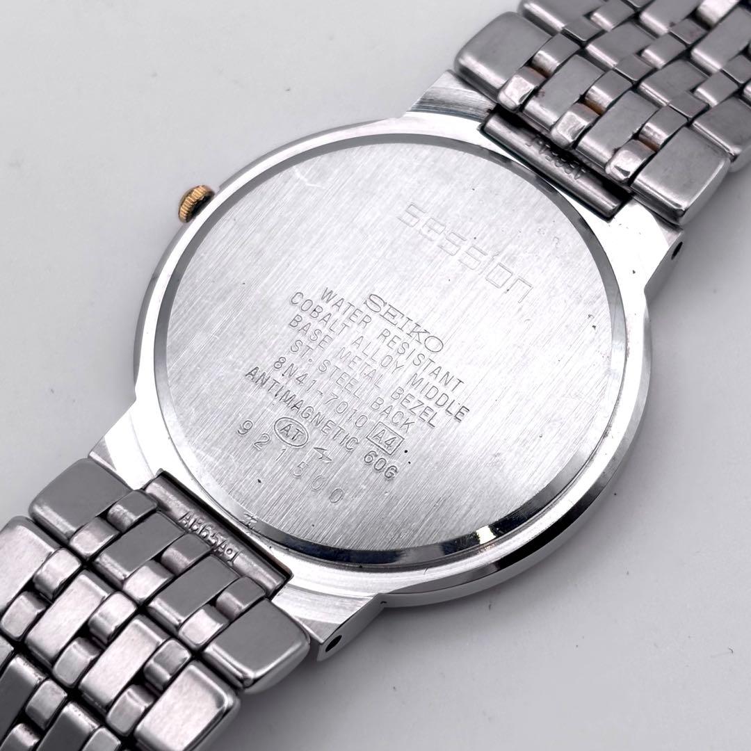 SEIKO SESSION ハイスタンダード メンズ 腕時計 稼働品 新品電池