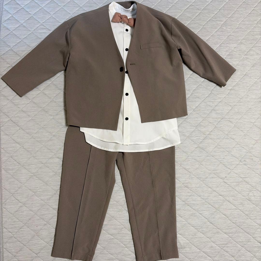 デビロック　リジュール　セットアップ　スーツ　シャツ　入学式　フォーマル　120