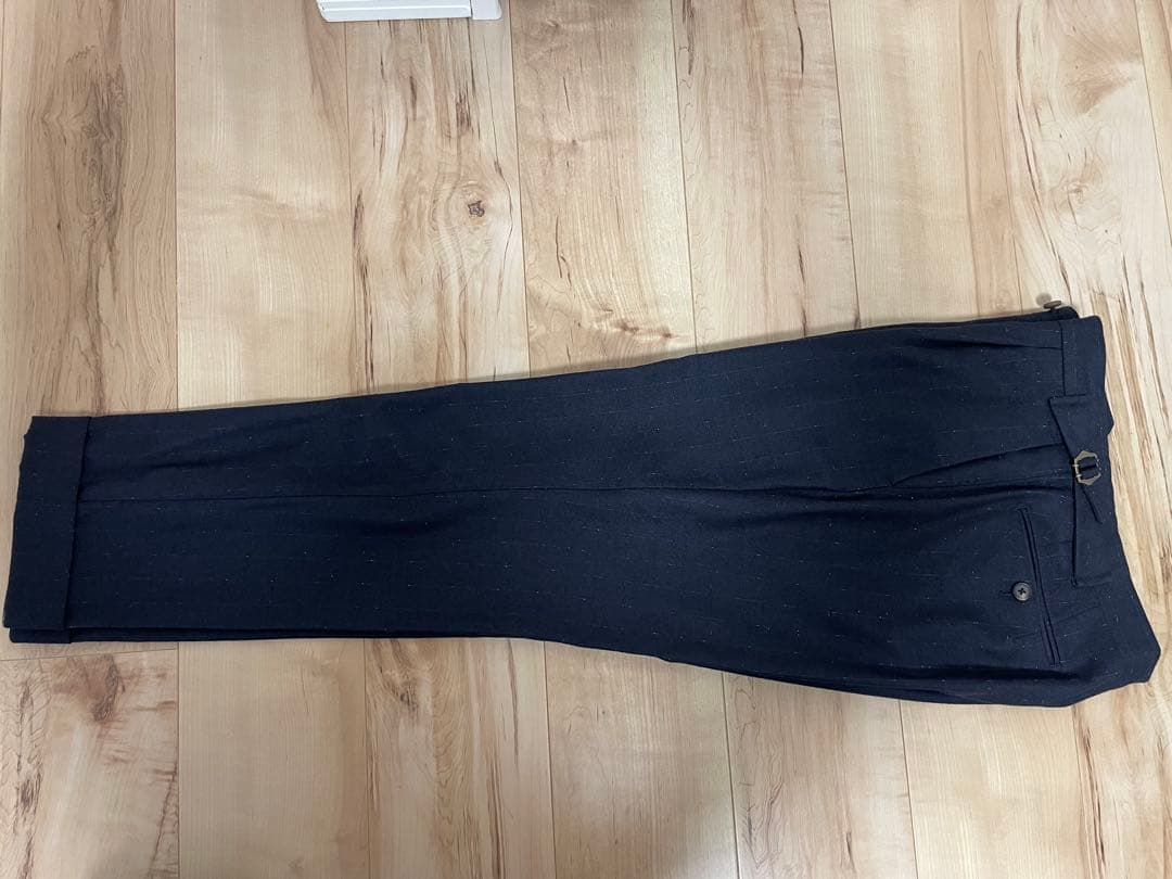 ネイビースーツ Canonico カノニコ サキソニー