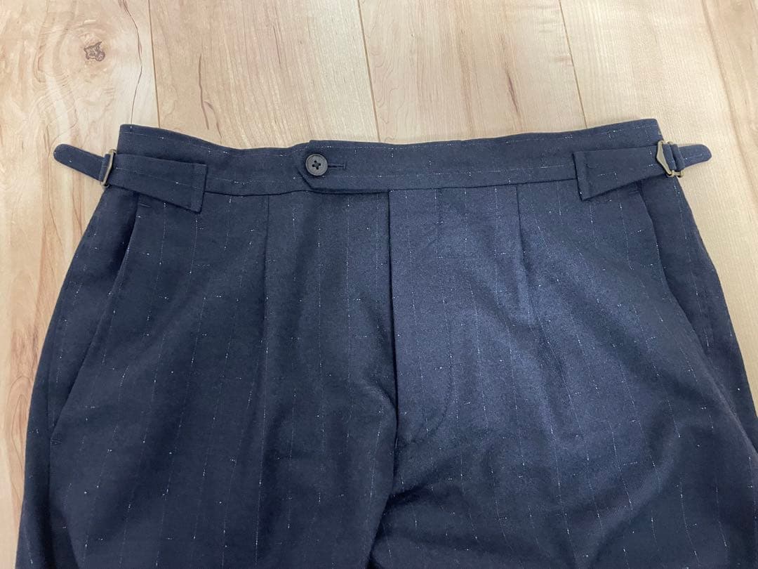 ネイビースーツ Canonico カノニコ サキソニー