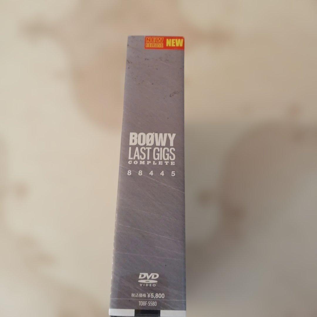 BOØWY LAST GIGS COMPLETE 含むDVD 2セット新品未開封
