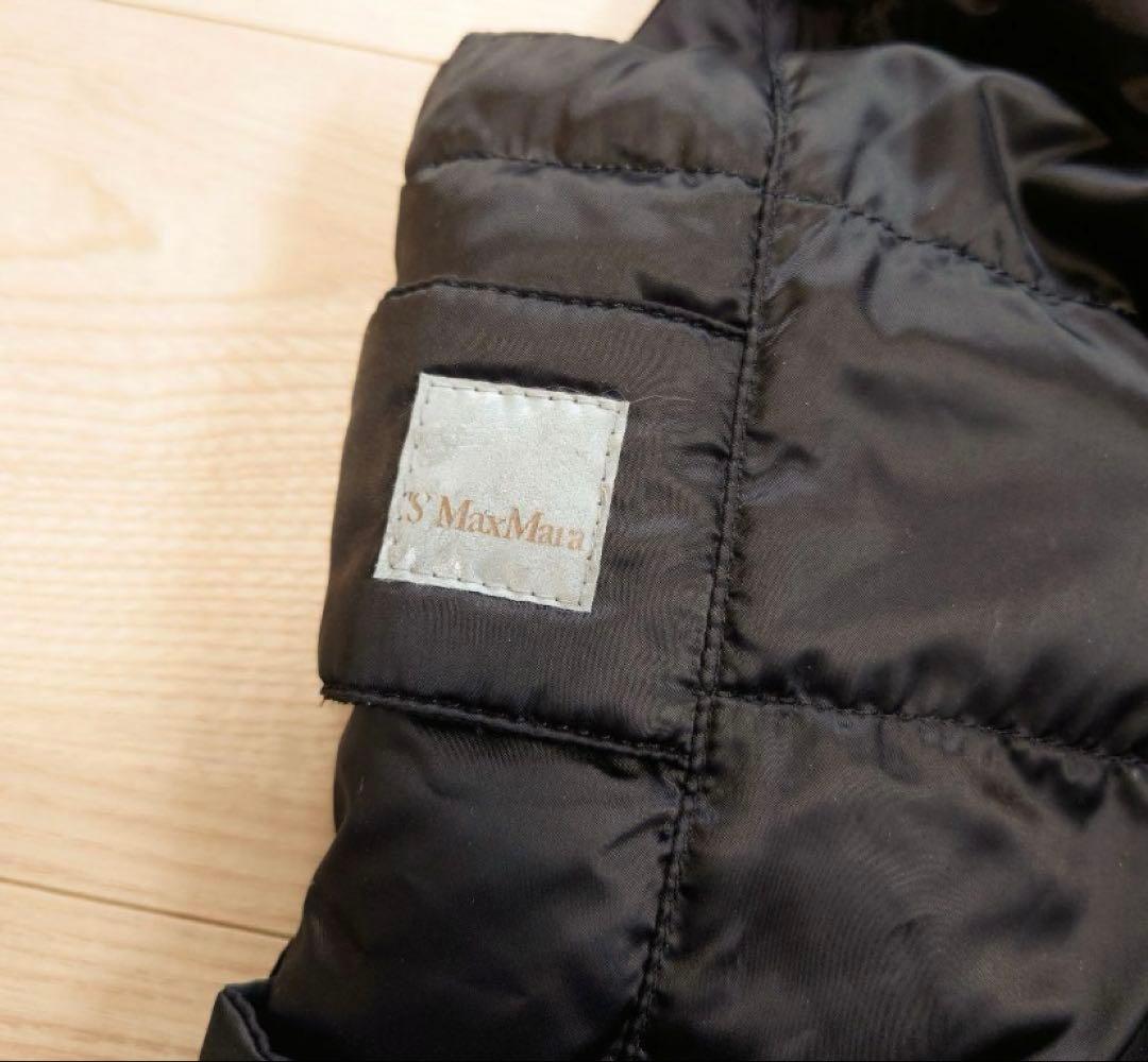 冬物断捨離　エスマックスマーラ　フード付きダウンジレ