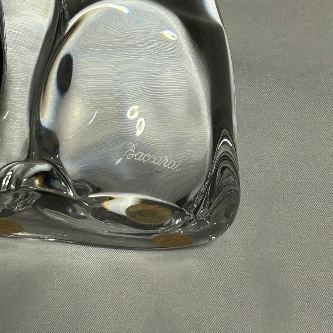 バカラ　エジプシャンキャット　フィギュリン　猫　クリスタル　置物