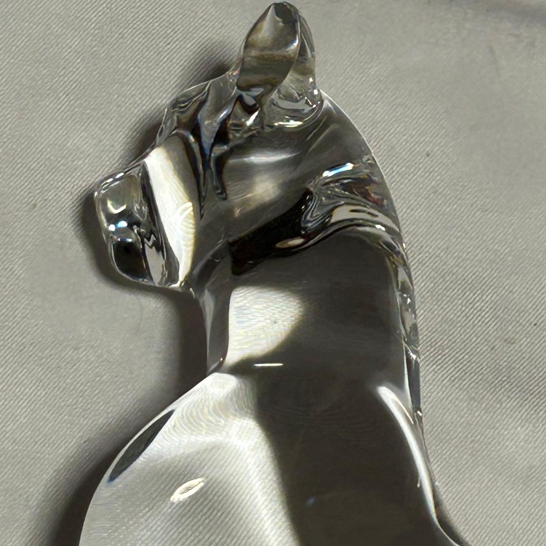 バカラ　エジプシャンキャット　フィギュリン　猫　クリスタル　置物