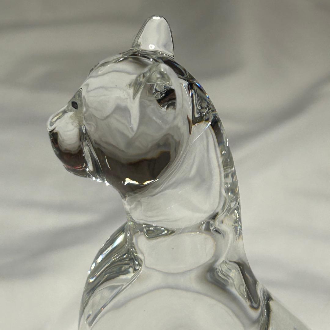 バカラ　エジプシャンキャット　フィギュリン　猫　クリスタル　置物