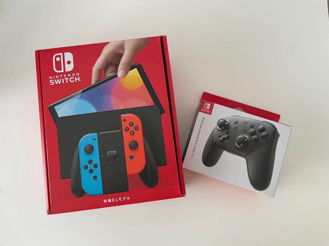 ⭐️美品⭐️Switch 有機EL 本体 & Proコン 箱あり　スイッチ　プロコン
