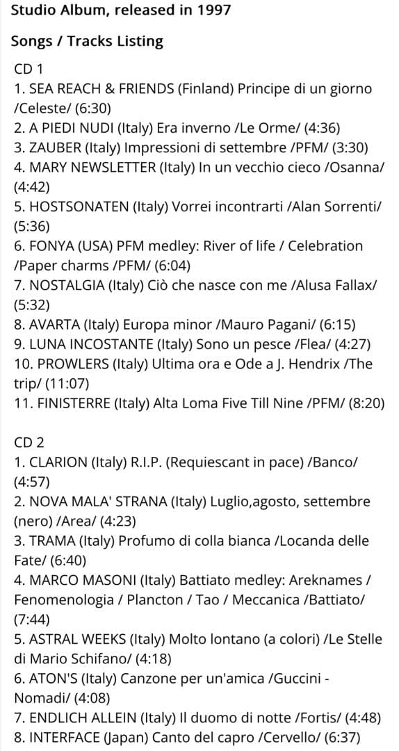 (希少)イタリアンプログレ Zarathustra's Revenge