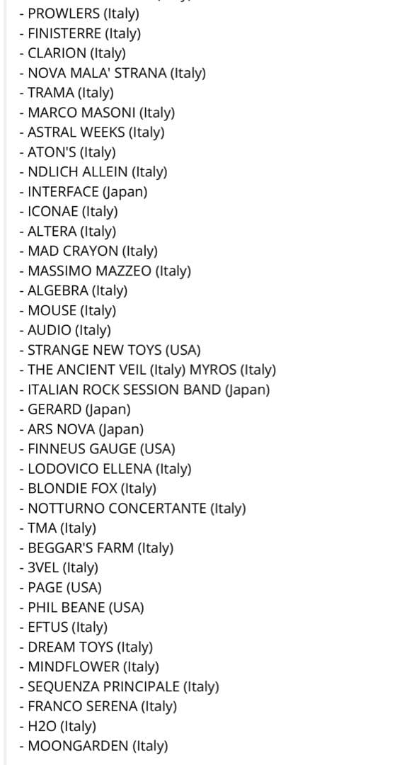 (希少)イタリアンプログレ Zarathustra's Revenge