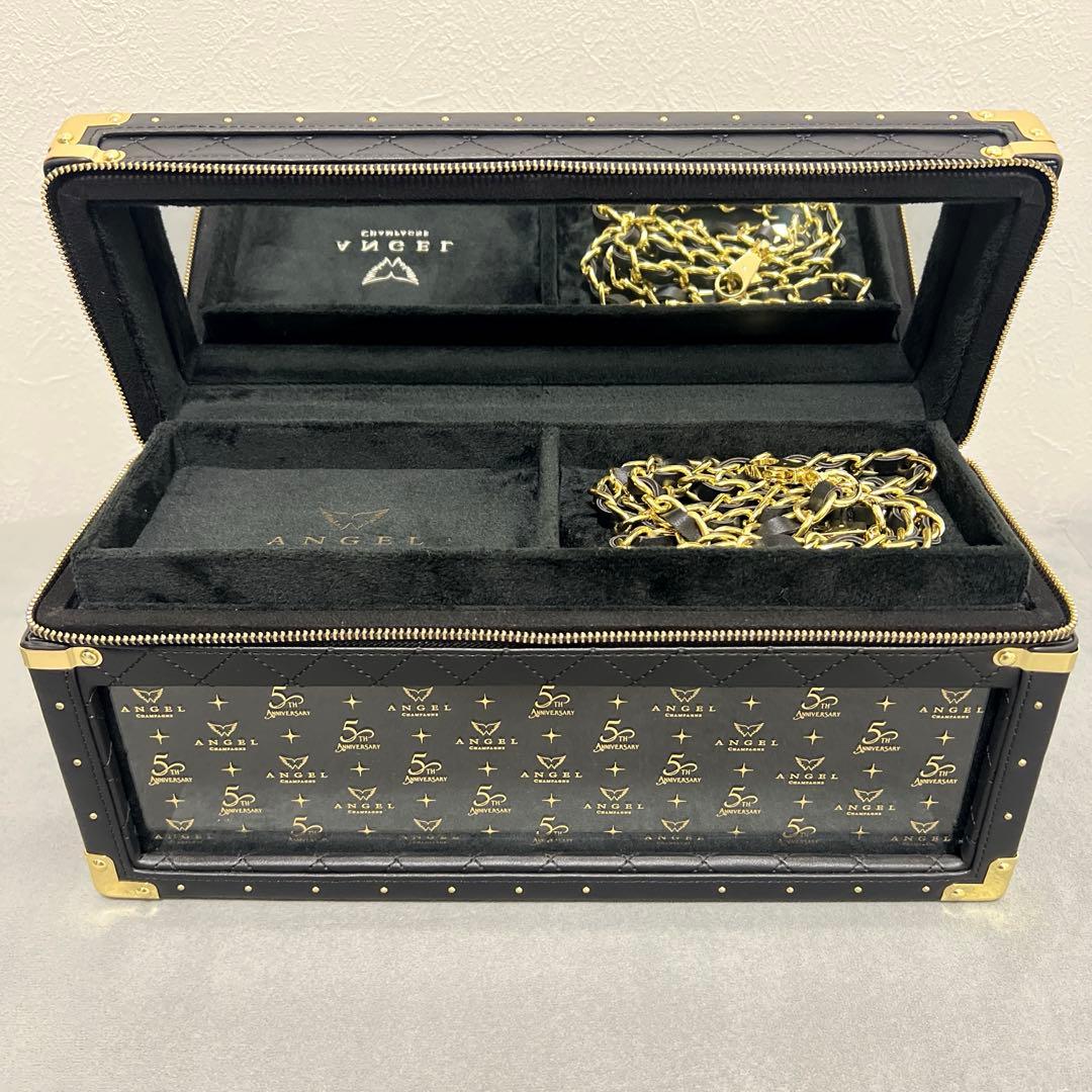 エンジェル シャンパン 5周年記念 anniversary ジップレザー ケース
