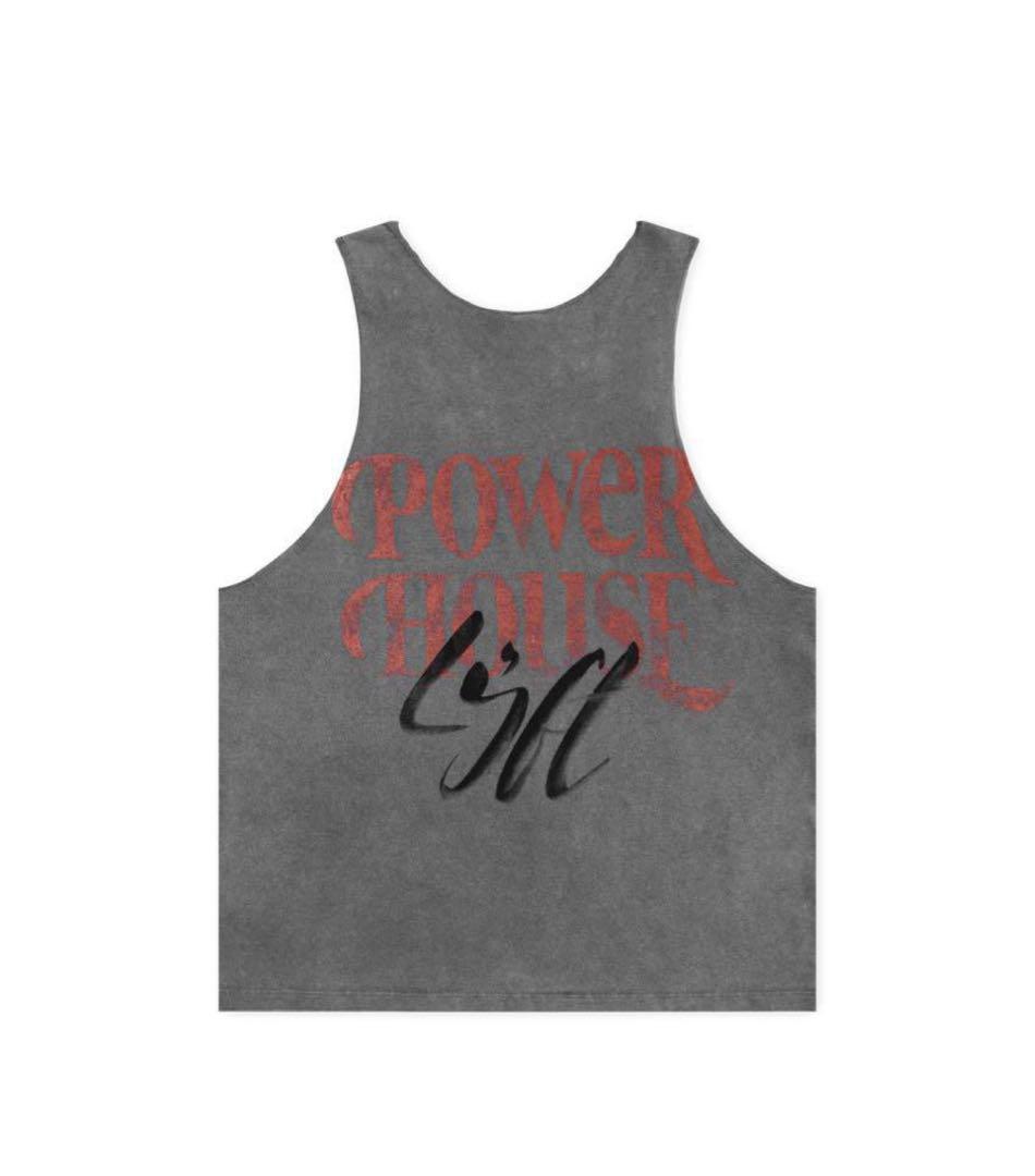 Lyft タンクトップ グレー POWER HOUSE GYM